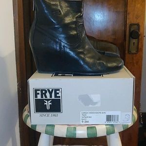 Frye Carson wedge booties